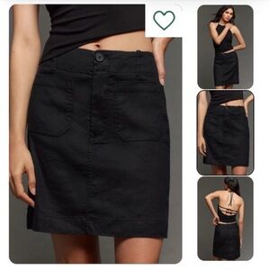 Maeve Black Pencil Mini Skirt for Casual Occasions